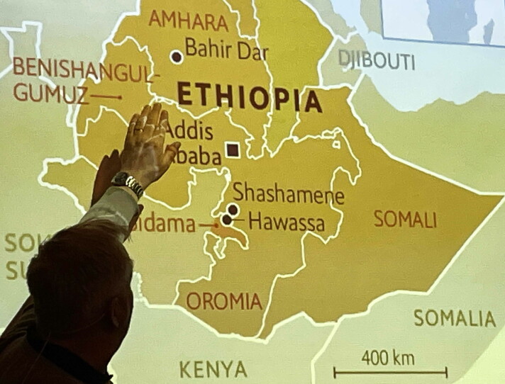 Etiopia med sine 115 millionar fordelt på 90 etniske grupper har vore prosjektområde for lokale sokn sidan 2003. Etiopia med sine 115 millionar fordelt på 90 etniske grupper har vore prosjektområde for lokale sokn sidan 2003.