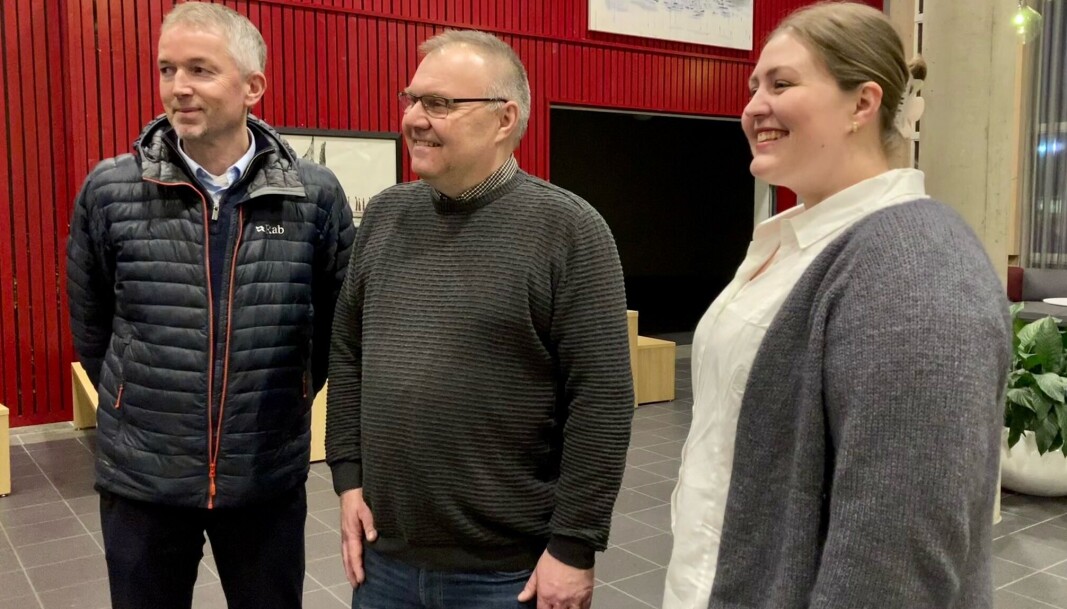 Senterpartiets toppkandidater har humøret på topp før valgkampen Senterpartiets toppkandidater har humøret på topp før valgkampen