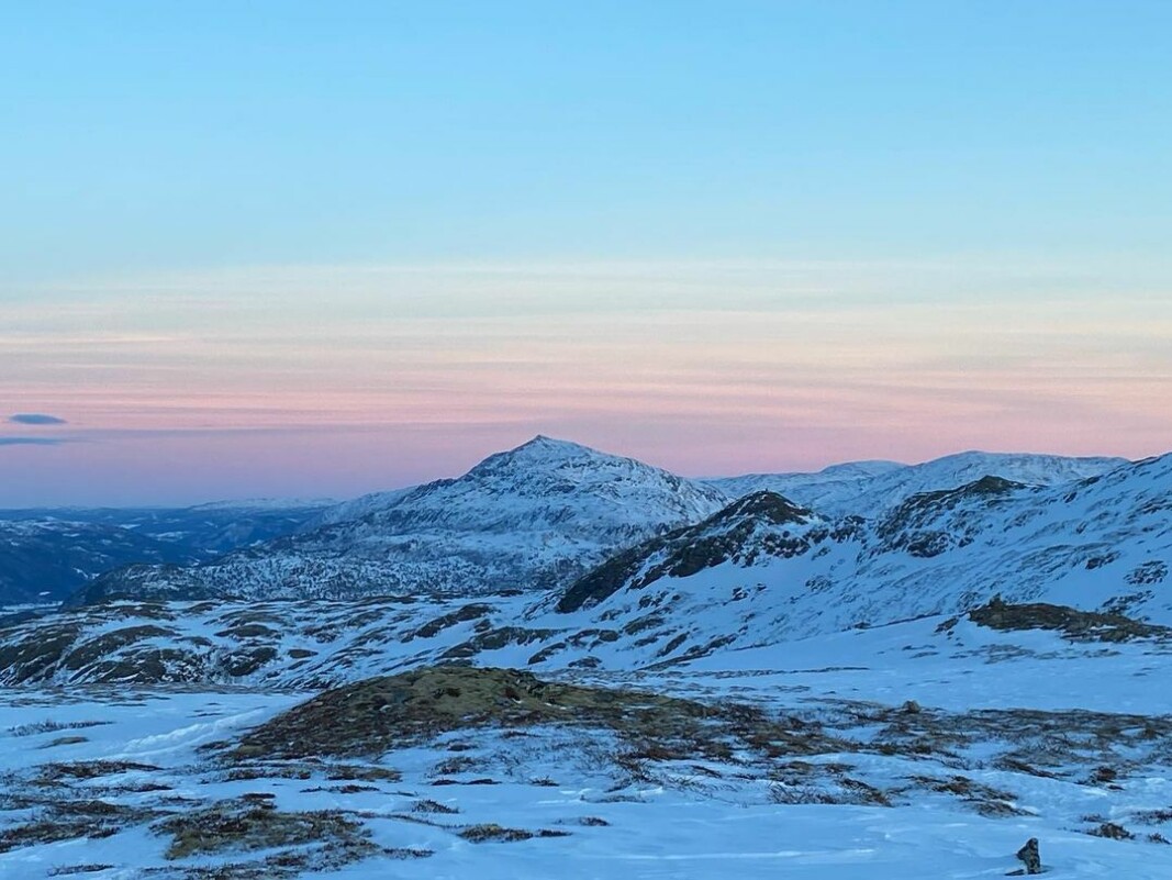 Knykjen i solnedgang Knykjen i solnedgang