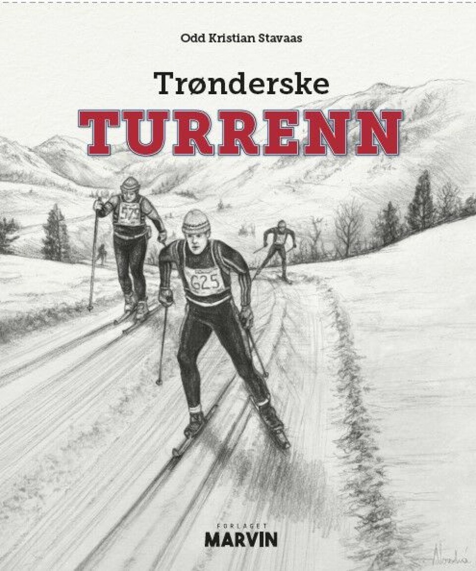Forsida på boka 'Trønderske turrenn'