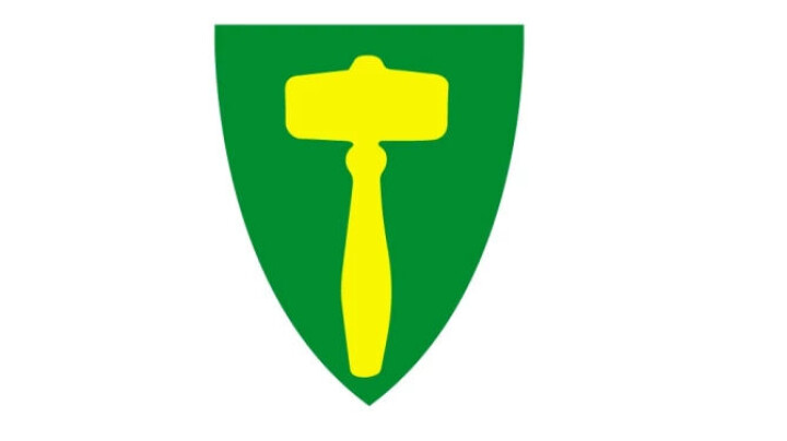 Informasjon om årets influensavaksinering Kommunevåpenet til Rindal kommune. Ei gul ordførerklubbe på grønn bunn.