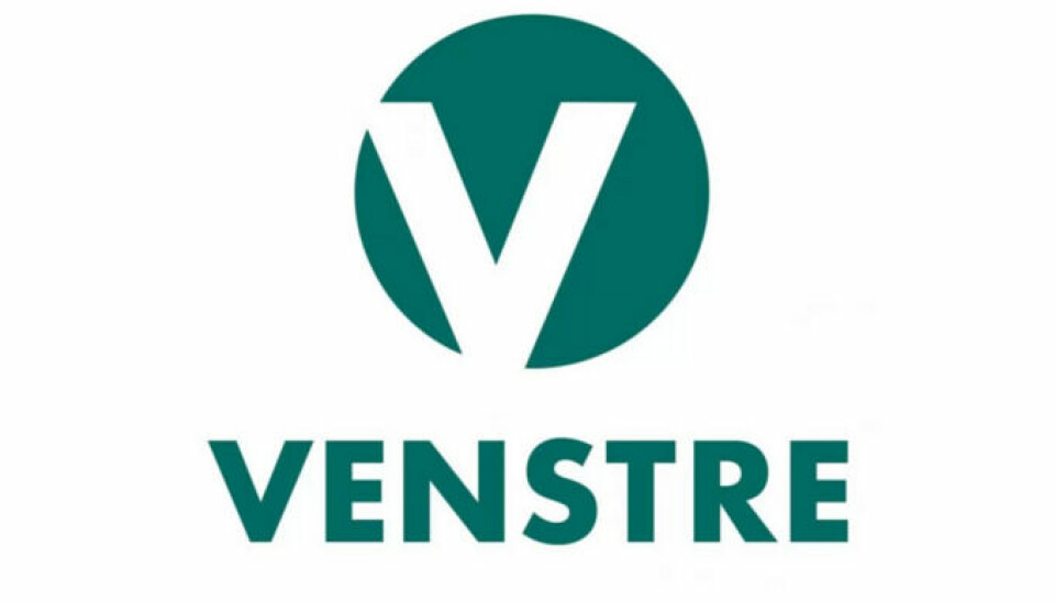 Det politiske partiet Venstres logo.