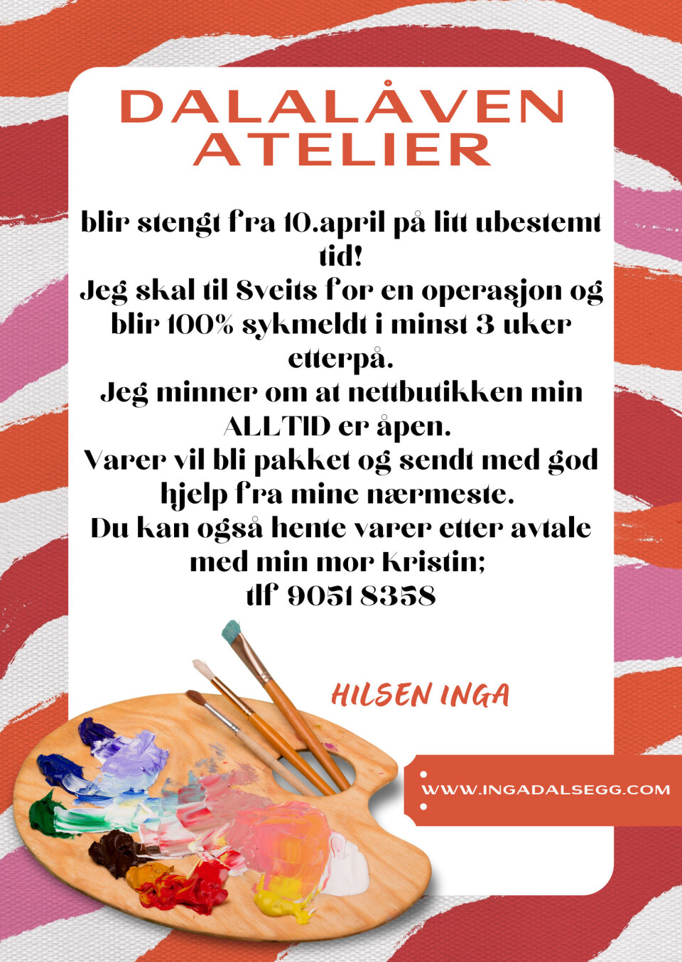Siste åpningsdag på Dalalåven