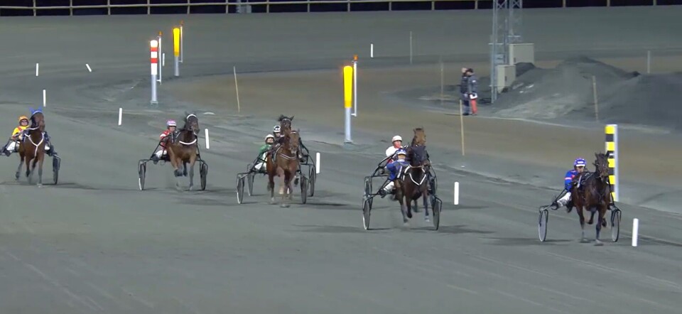 Mr. Pagadi kom på tredjeplass i sitt debutløp.