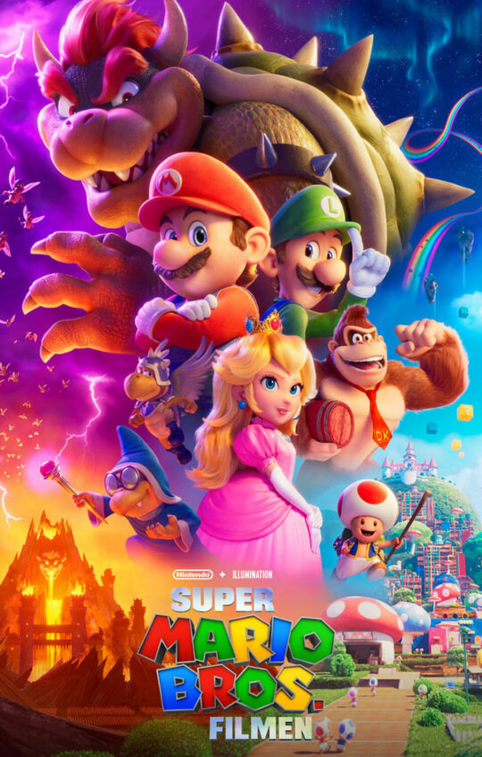 Filmplakat til filmen 'Super Mario Bros'