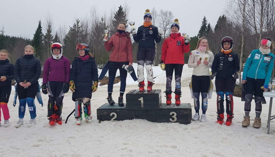 Maja Mogstad 1.plass foran Mathea Nielsen Glad og Marie Sande