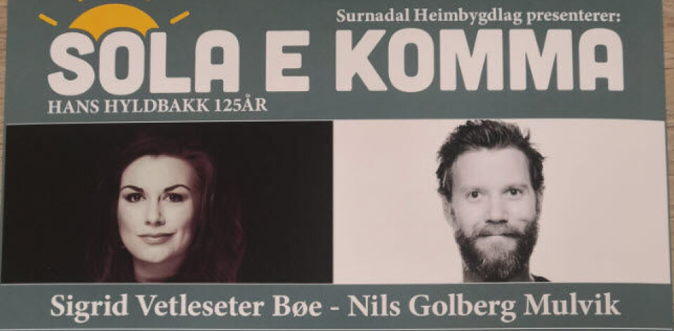 'Sola e komma' -avlysning av konserter