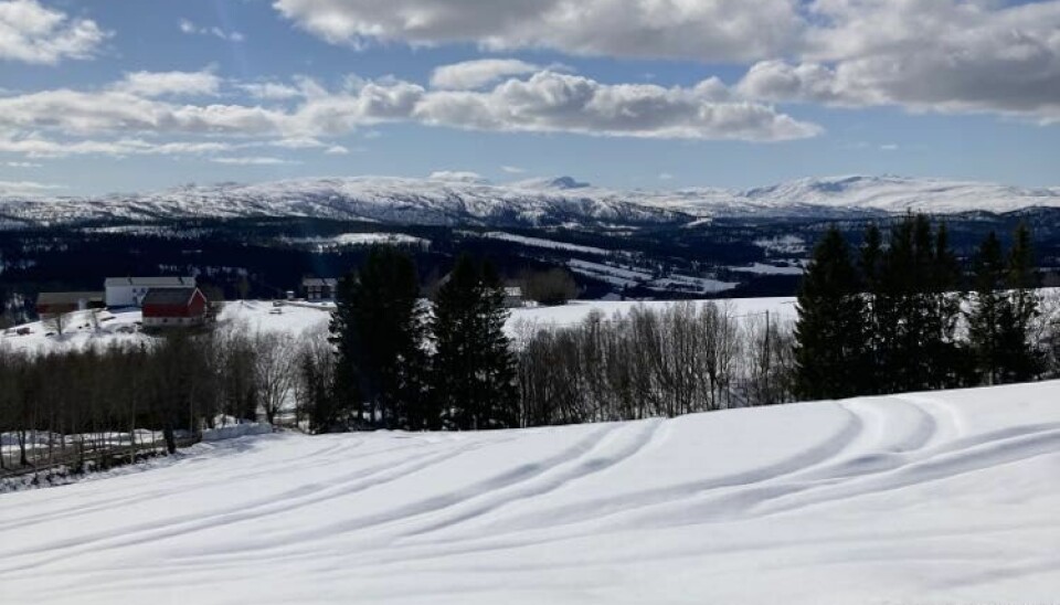 Utsikt mot Trollheimen.