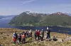 Saksa og Skreåfjellet ruvar bak Bøfjorden