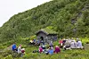 Lang og god matpause ved Steinløa.