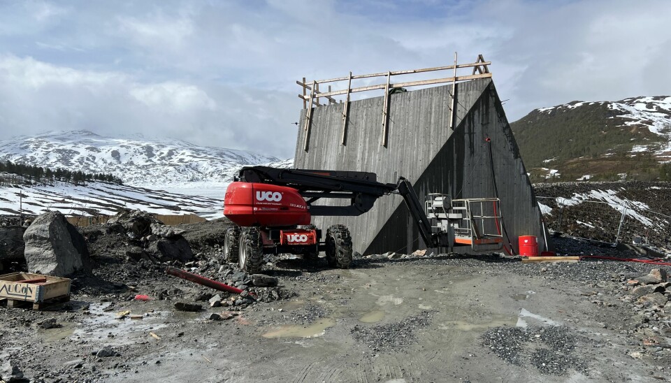 Konstruksjon av nytt Lukehus ved Follsjø, med blant annet ny tappeluke.
