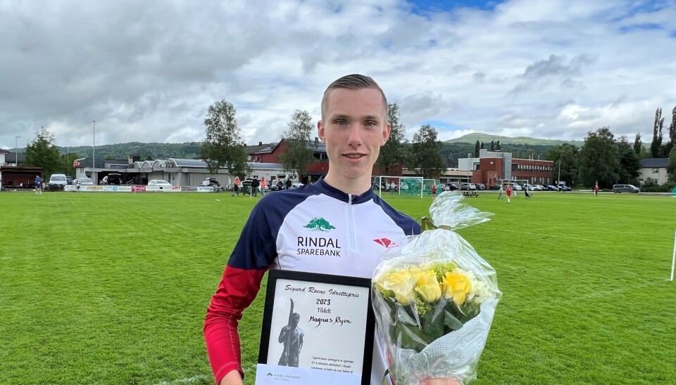 Løpstalentet Magnus Øyen er vinner av den 16. Sigurd Røens Idrettspris.