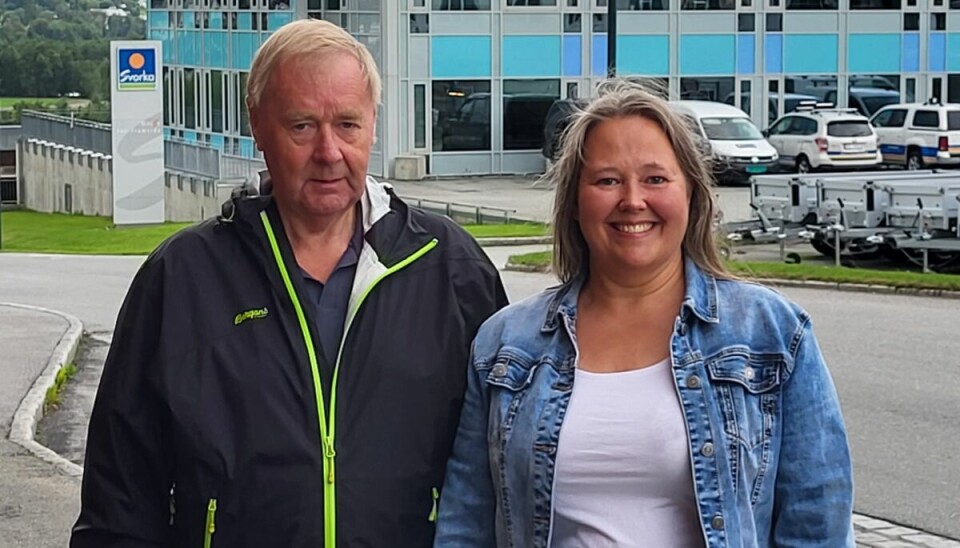 Annett Ranes og Odd Asbjørn Bævre for Surnadal Arbeiderparti.