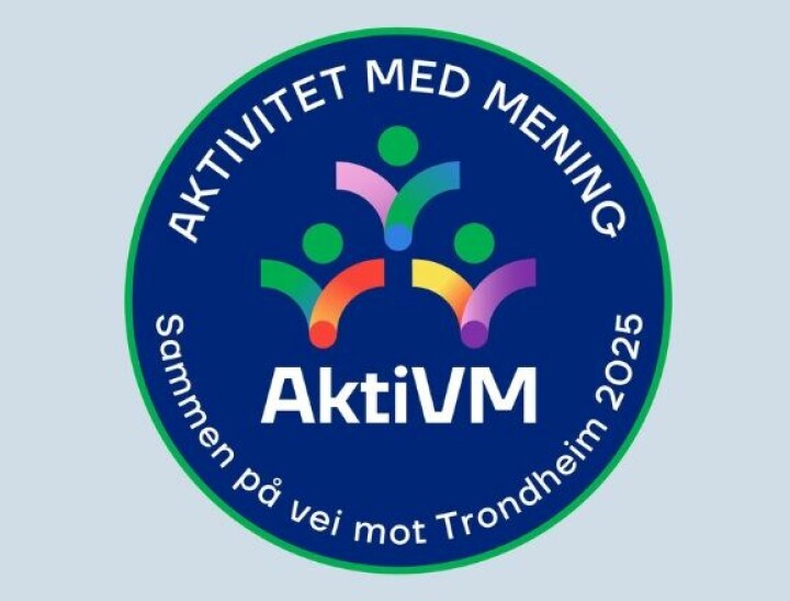 Logoen 'Aktivitet med mening - AktiVM - sammen på vei mot Trondheim 2025' Early Birds