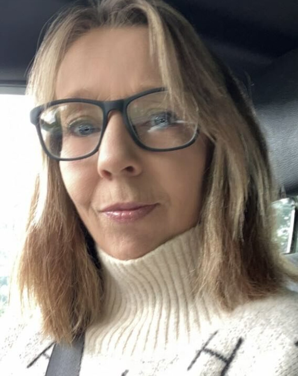 Linda Strand. Nærbilde av dame.
