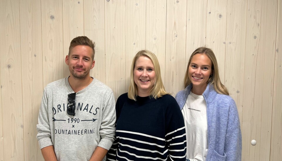 Håkon Bredesen, Anita Holten og Irmelin Sande Holtan er kontaktlærere for årets førsteklassinger ved SUBUS.