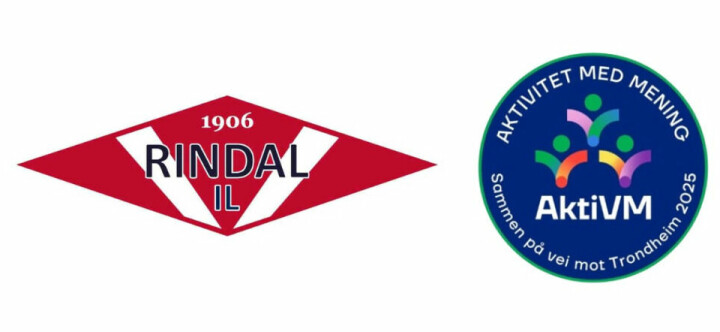 Logoen til Rindal IL og logoen til Early Birds/AktiVM
