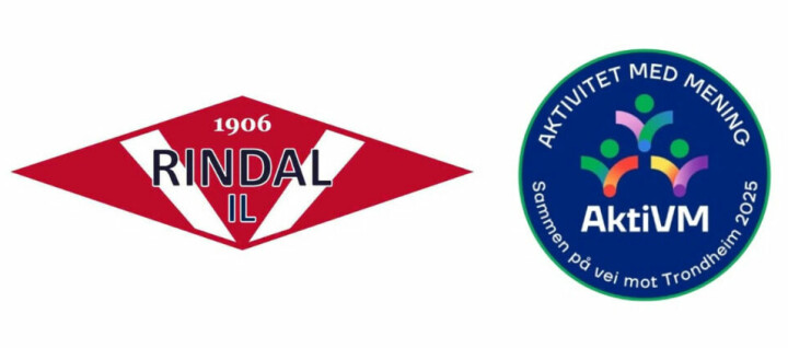 Logoen til Rindal IL og logoen til Early Birds/AktiVM
