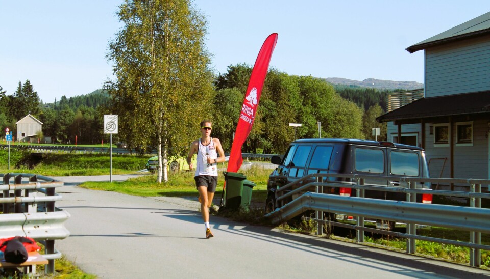 Petter Rypdal løper inn til en førsteplass