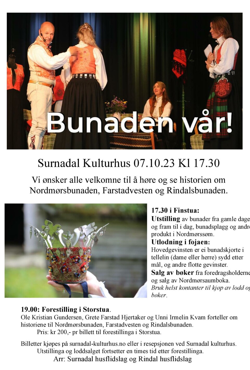 Inviterer til stort arrangement om bunadene våre