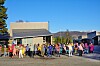Småtrinnet ved Rindal Skole underholdt med musikk og dans