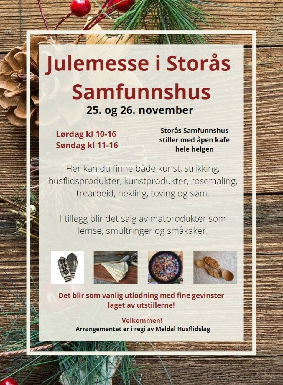 Julemesse i Storås Samfunnshus