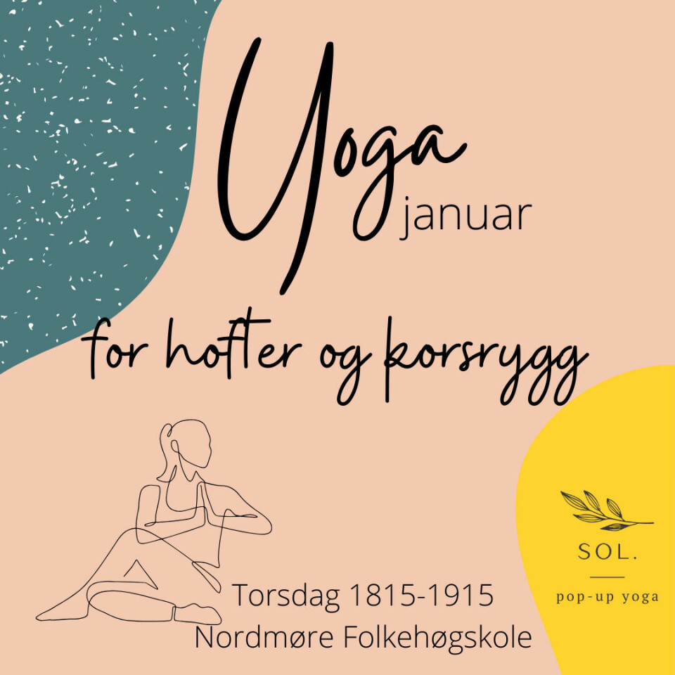 Plakat for sol popup yoga
