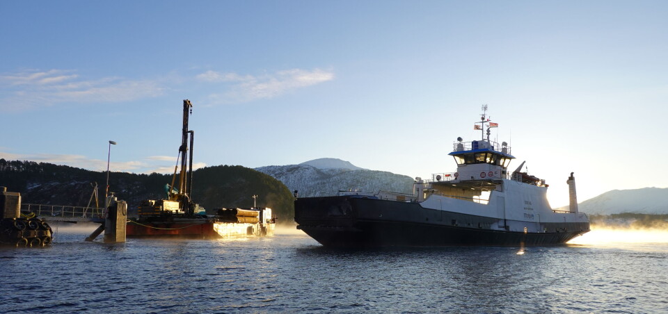 Ferjesambandet Kvanne - Rykkjem åpner igjen kl 10.00 Fjord 1 Kvann - Rykkjem Driva