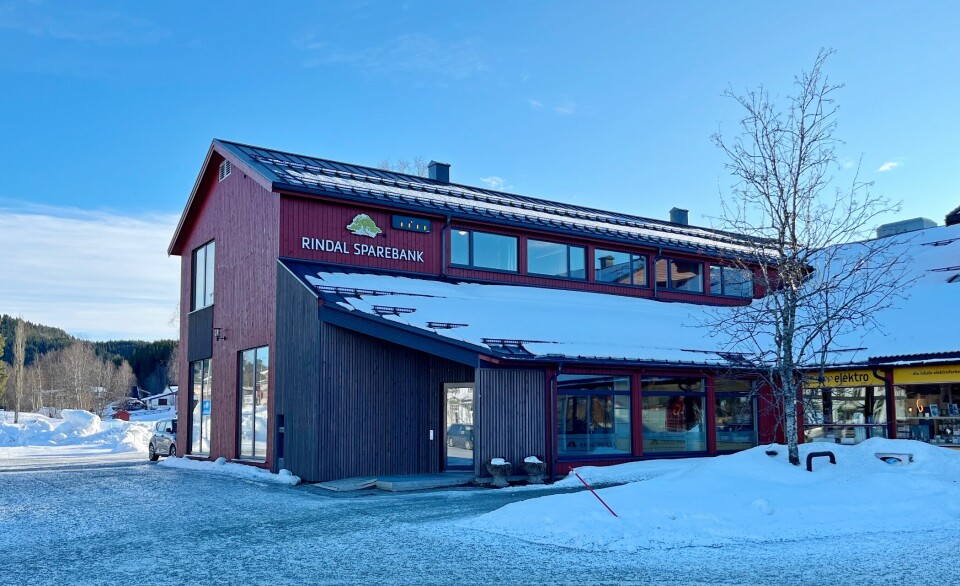 Bygget til Rindal Sparebank