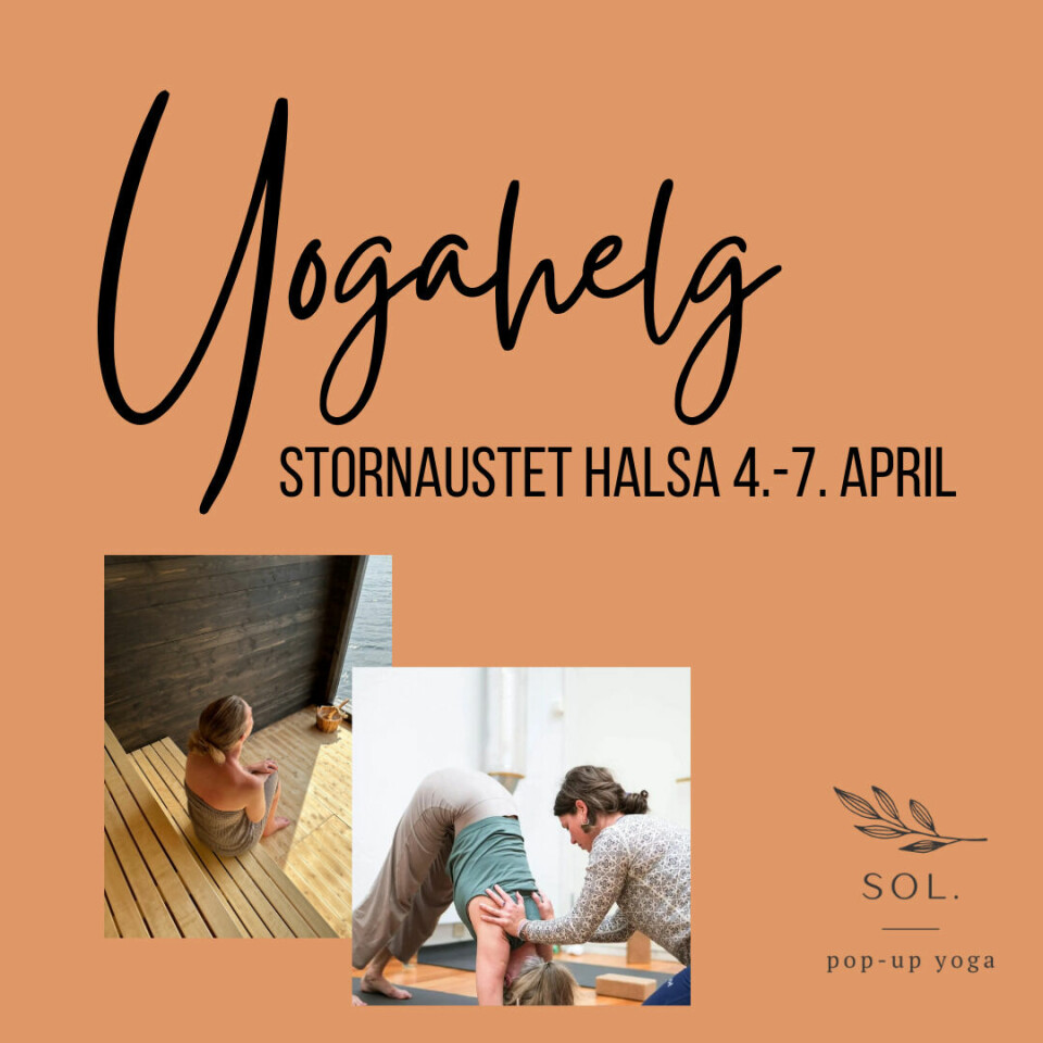 Reklame for Yogahelg 4.-7. april