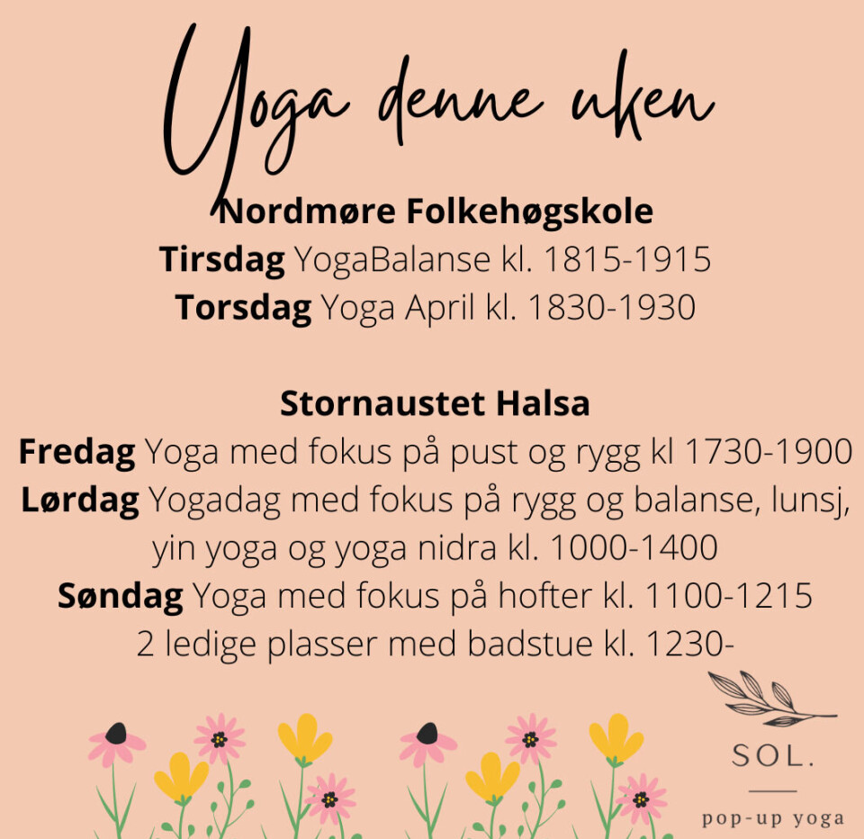 Yoga i uke 14