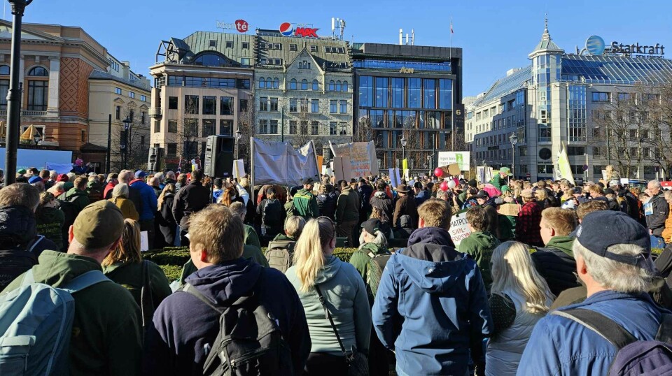 Bondedemonstrasjon i Oslo 18. april 2024