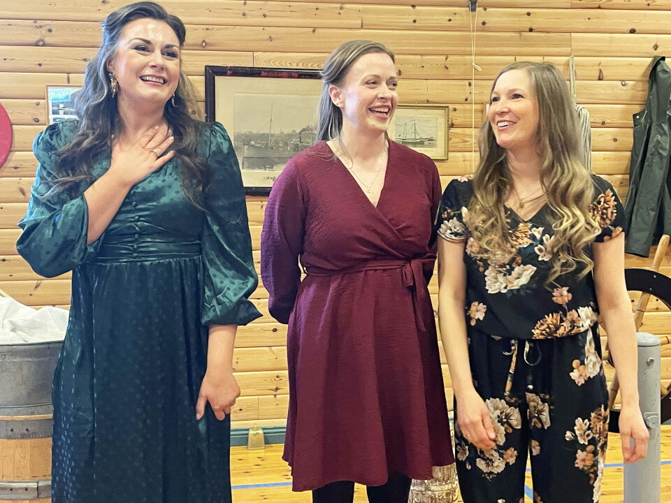 Kjernen i vårsongopplegget er triOpera: Sigrid, Maria og Hedda.
