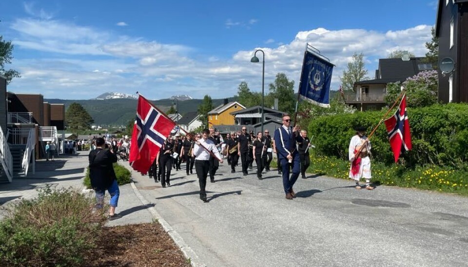 Starten på 17.mai toget