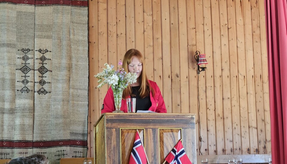 Kirsten Marie Nordvik helt tale for dagen på Nordvik