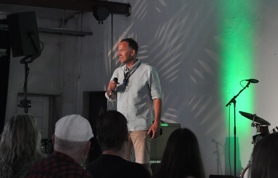 Festivalsjef Anders Larsen sydde saman kvelden på ein fin måte