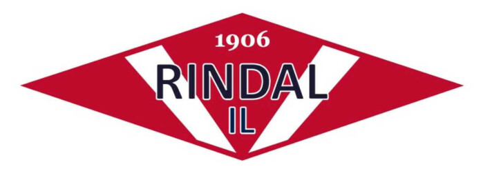 Krets- og sonesamling i Rindal 20.- 21 september Rindal IL sin logo. Rød og hvit bakgrunn, 'Rindal IL' i blå skift, og årstallet 1906 i hvitt over.