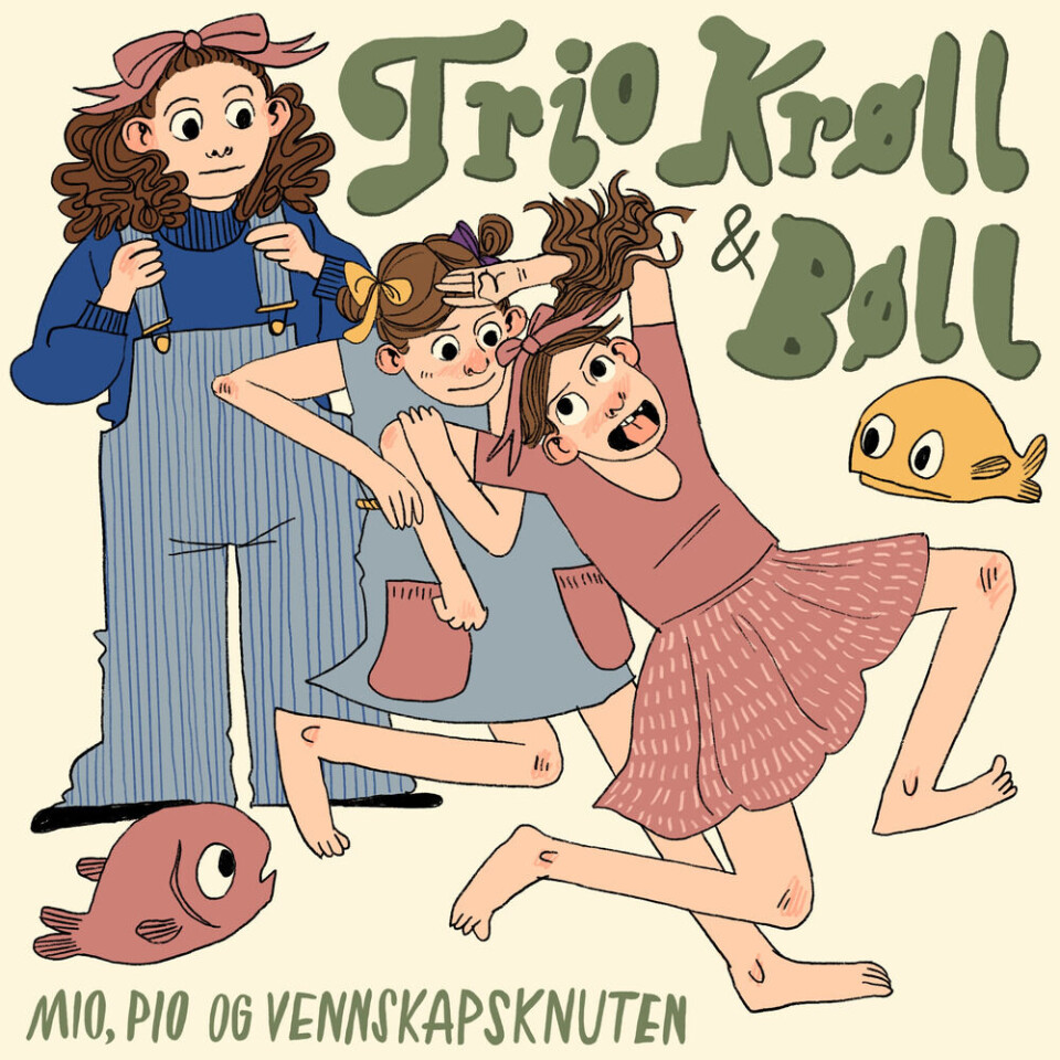 Trio Krøll & Bøll besøkte Surnadal under Vårsøghelga med musikkteateret 'Mio, Pio og vennskapsknuten' Plakat for musikkteateret med overskriften Trio Krøll og Bøll. Bildet viser to jenter som sloss og en som kikker på.
