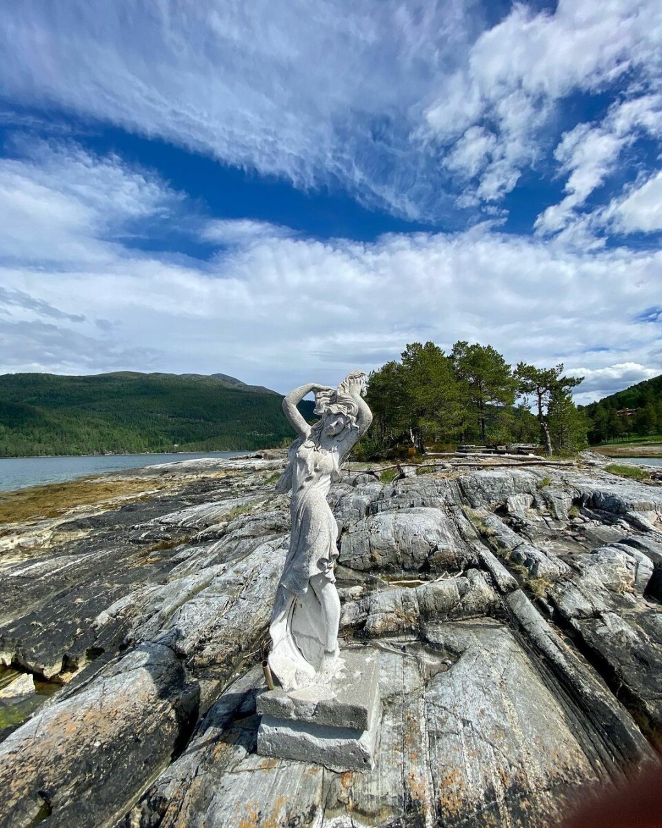 Fruen på holman
