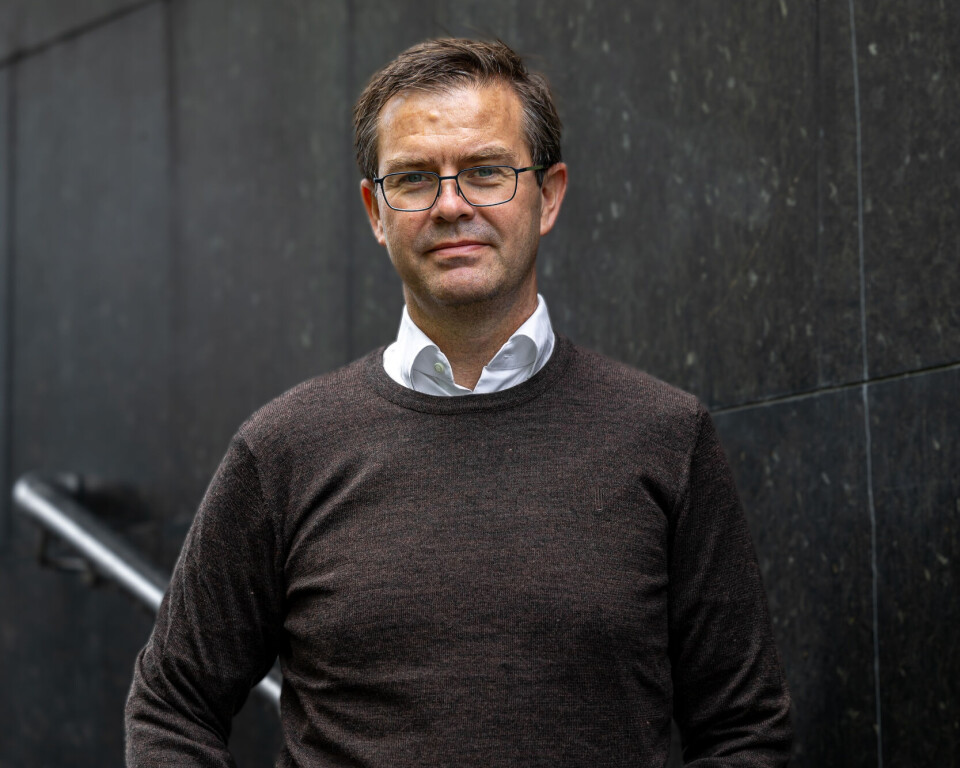 Jakob Nørbech, Daglig leder i Surnadal, Heim og Tingvoll Gjensidig Brannkasse. Portrettbilde av en mann.