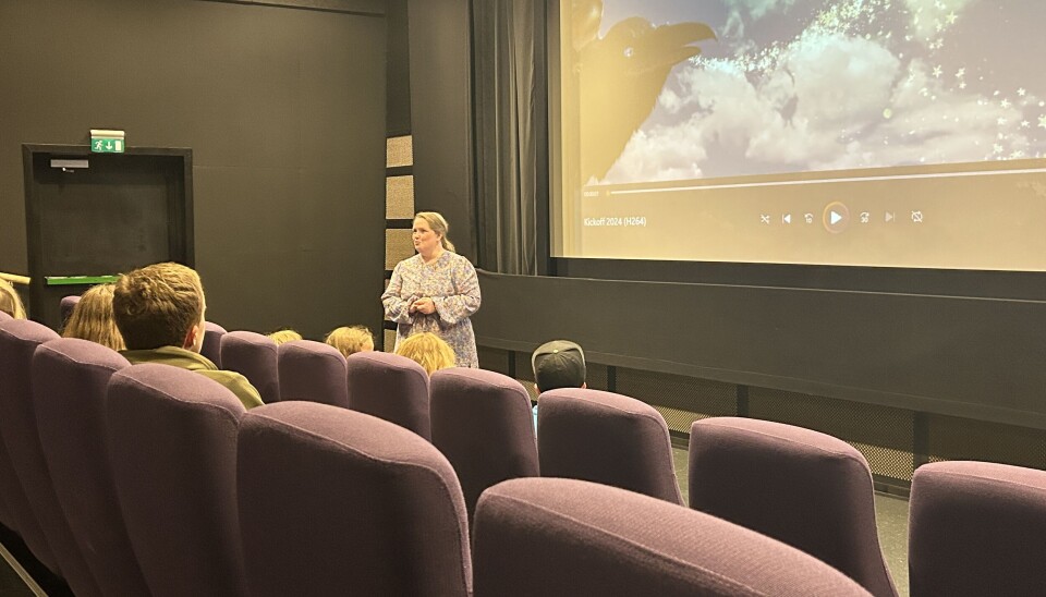 Gunnhild Marie Taringskog, biblioteksjef, starter kick-offen