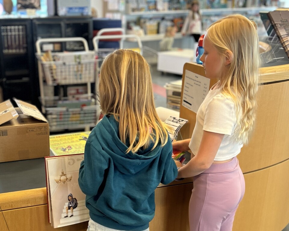 Her skal det lånes bøker!