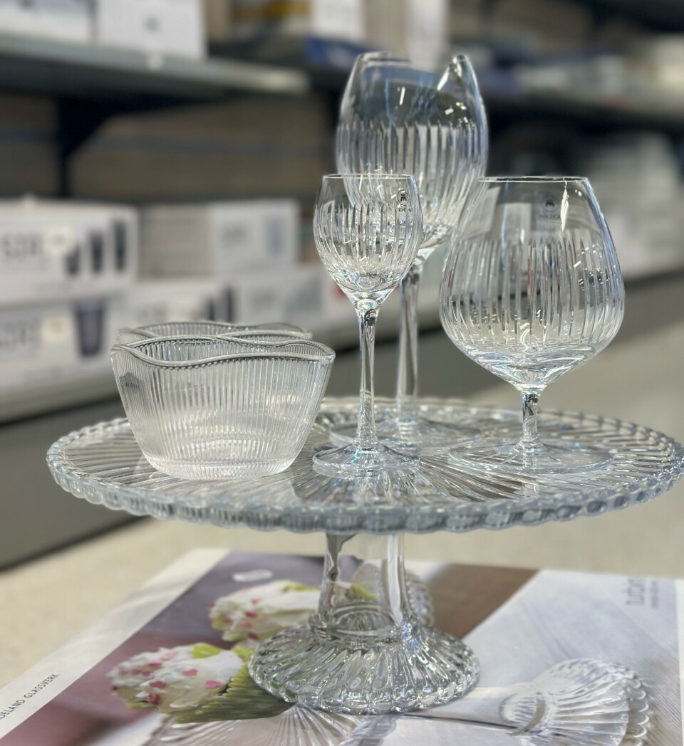 Drikkeglass og stettfat