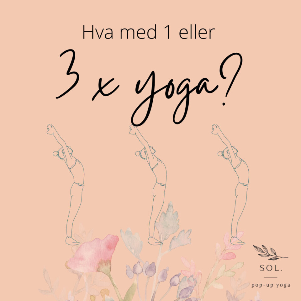 Yoga i sommer? Reklame for yoga