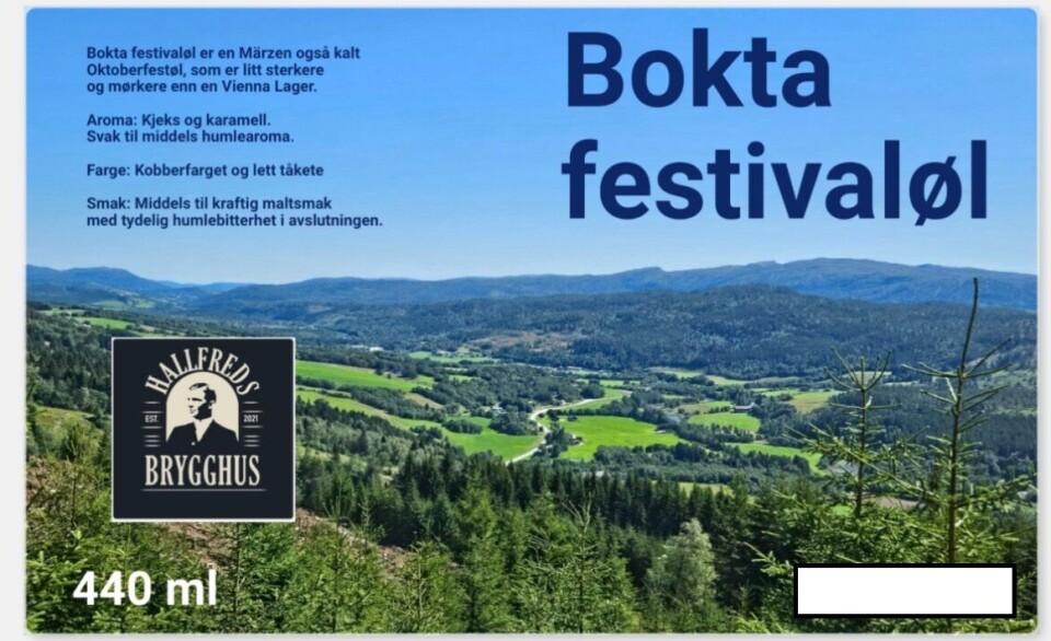 Byr på smaksprøver fra lokale hjemmebryggerier - og eget Boktafestivaløl