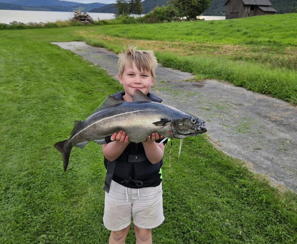 Noah Guttormsen tok den lengste fisken.
