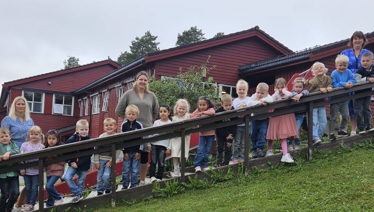 Første klasse ved Rindal skole