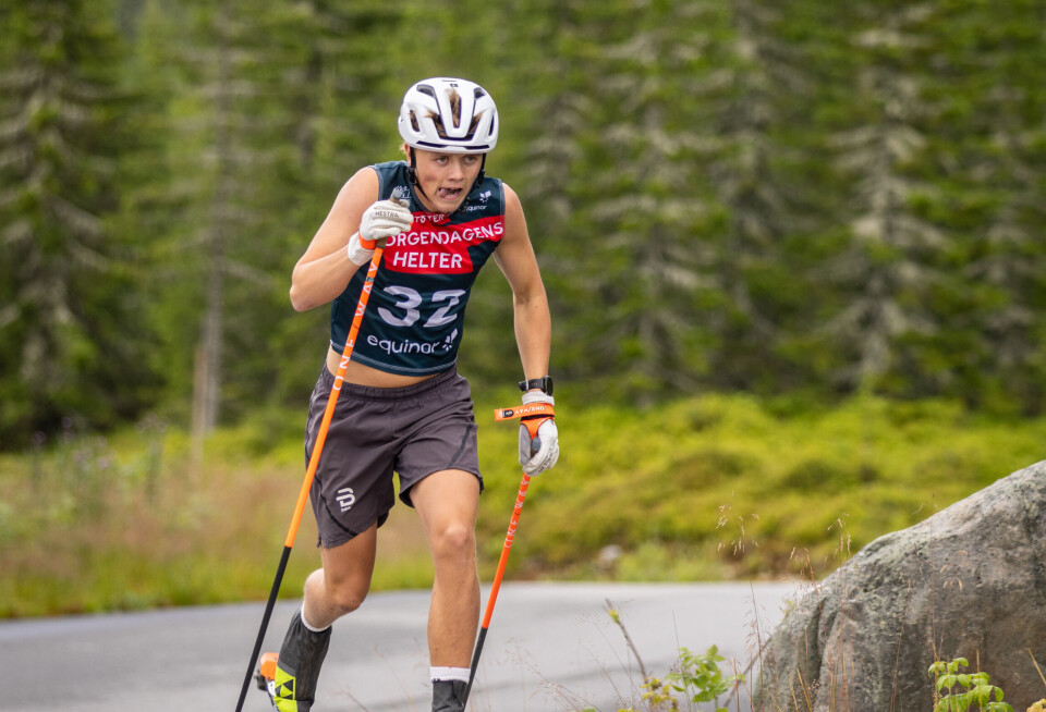 Olav Fugelsøy har i sommer trent en og to økter så å si hver eneste dag. Han er godt i rute til sin tredje juniorsesong.