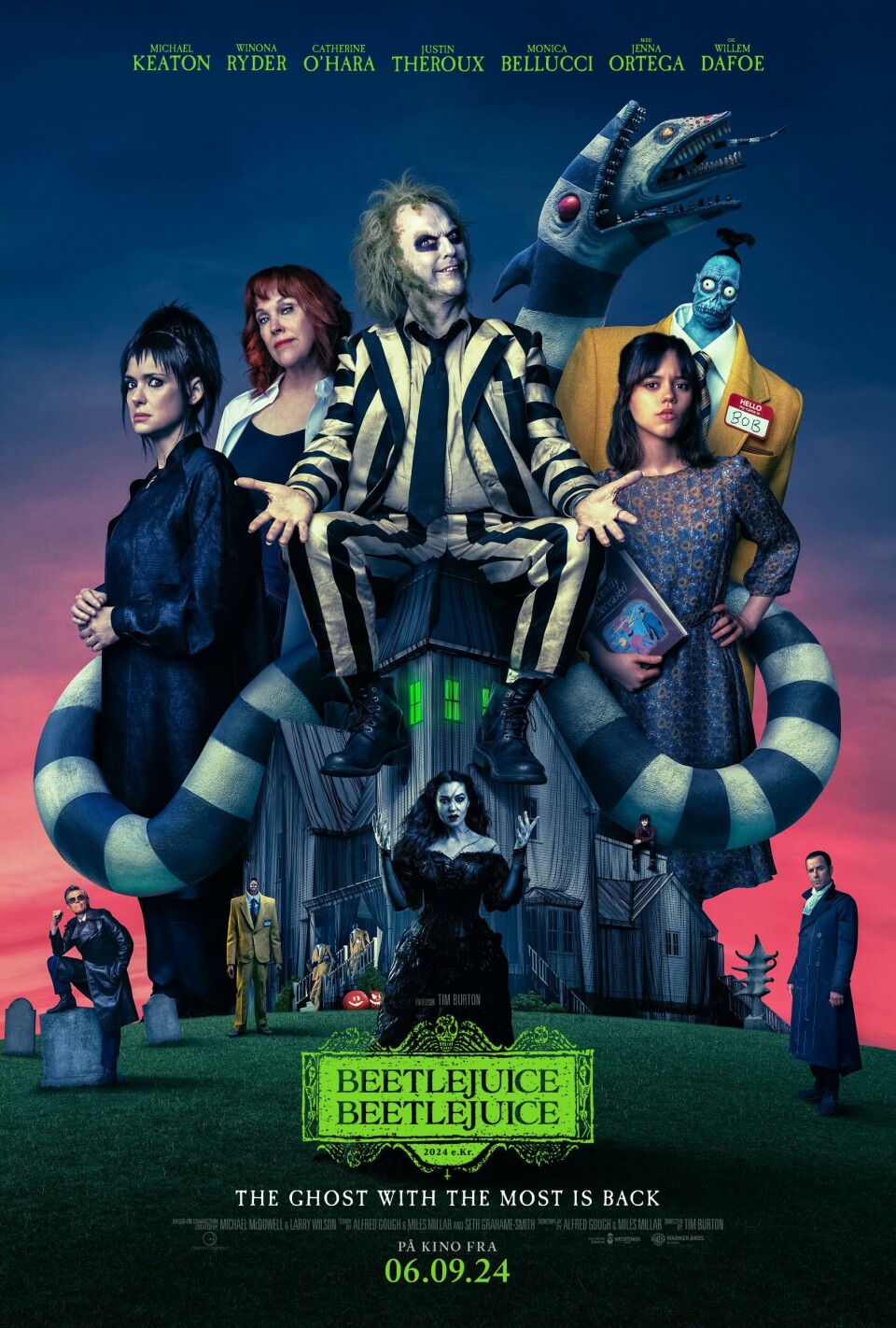 Skrekk-komedien «Beetlejuice Beetlejuice» på Rindal kino i helgen
