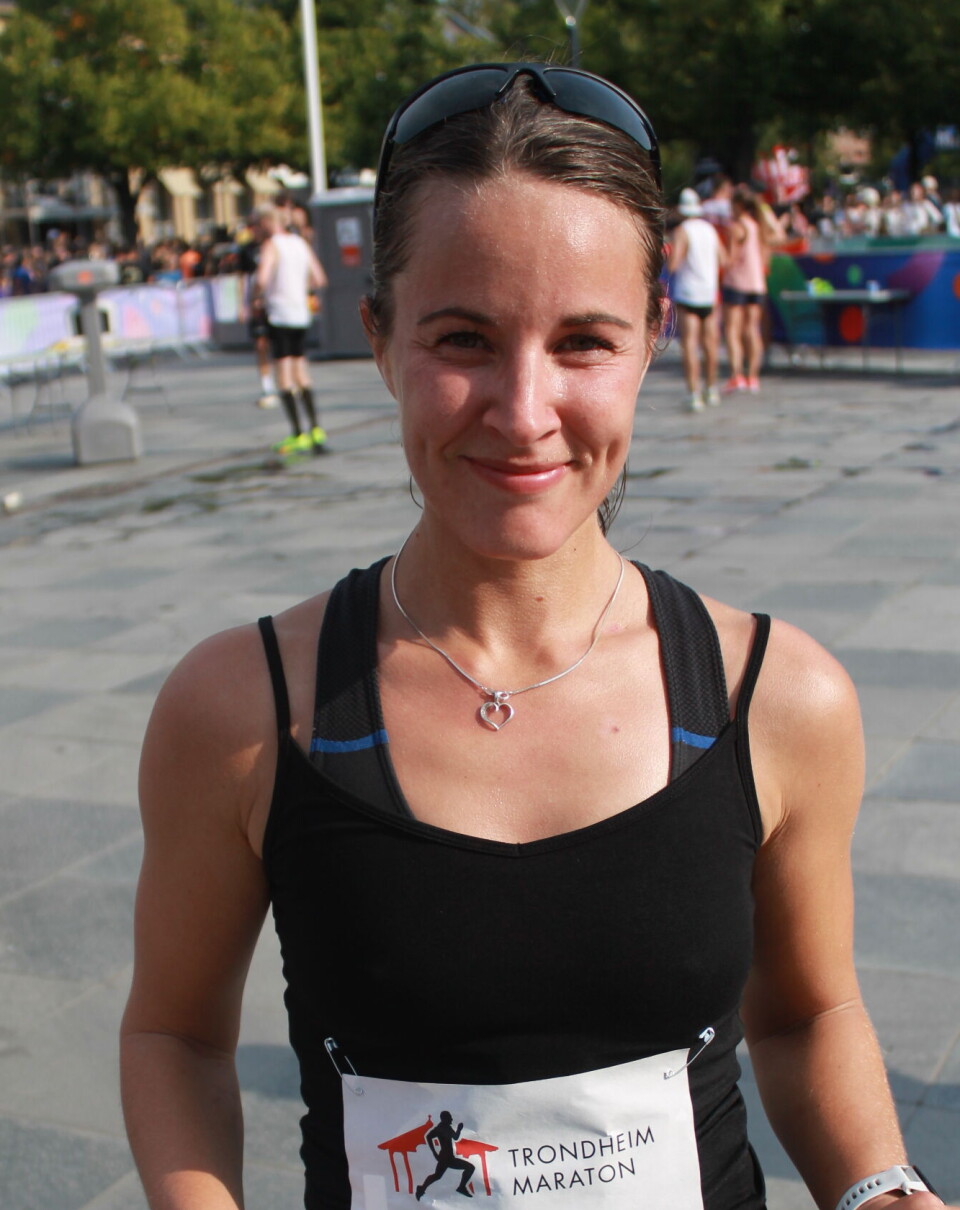 Lisabeth Sæterbø fra Nordvik var en av de mange debutantene i Trondheim Maraton.